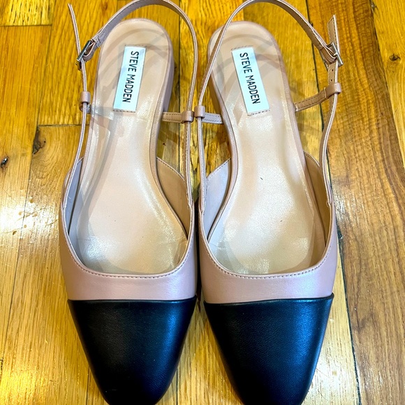 Steve Madden Shoes - Steve Madden Belinda Tan Leather Slingback flats